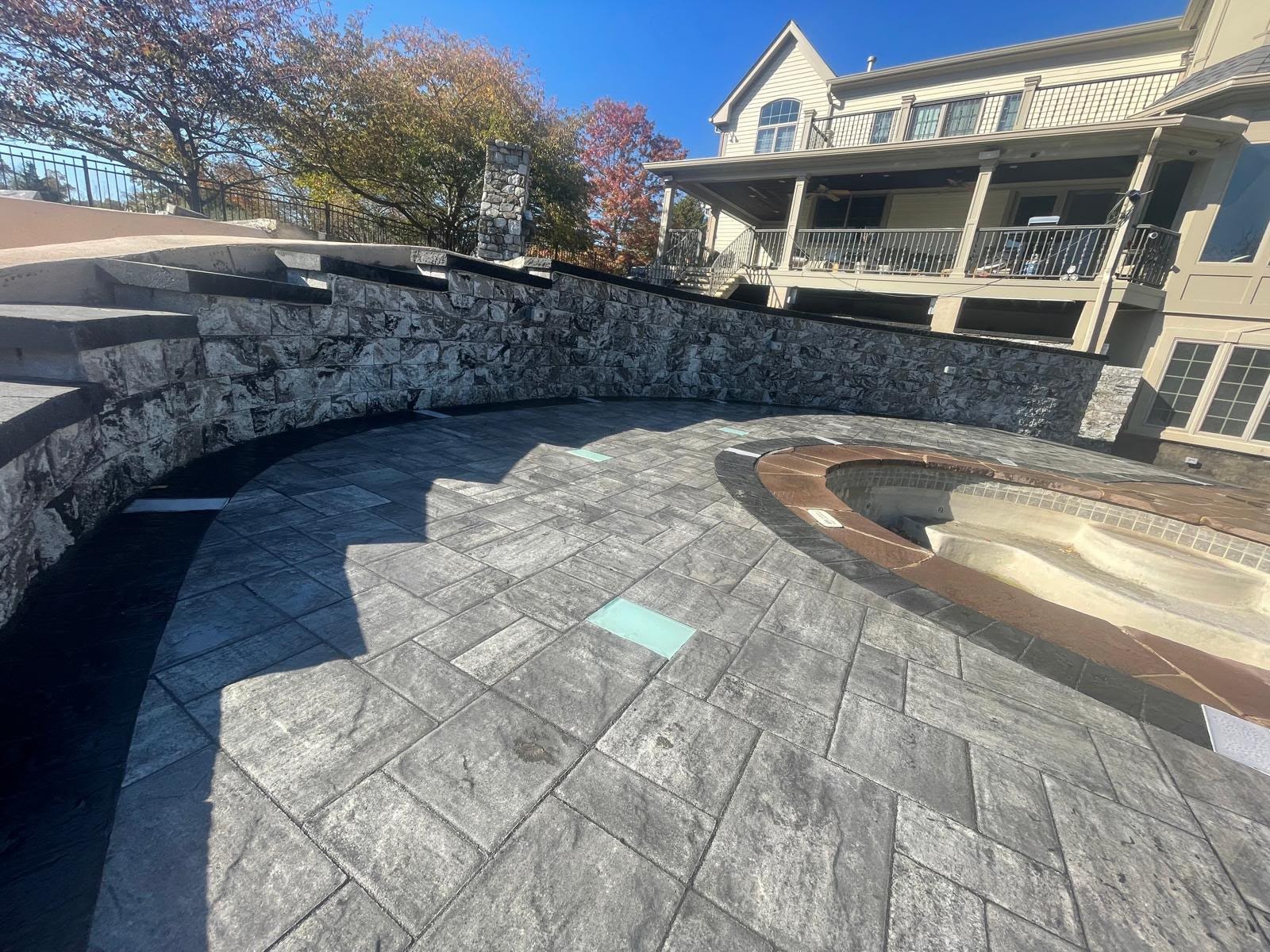 Retaining Wall Installation